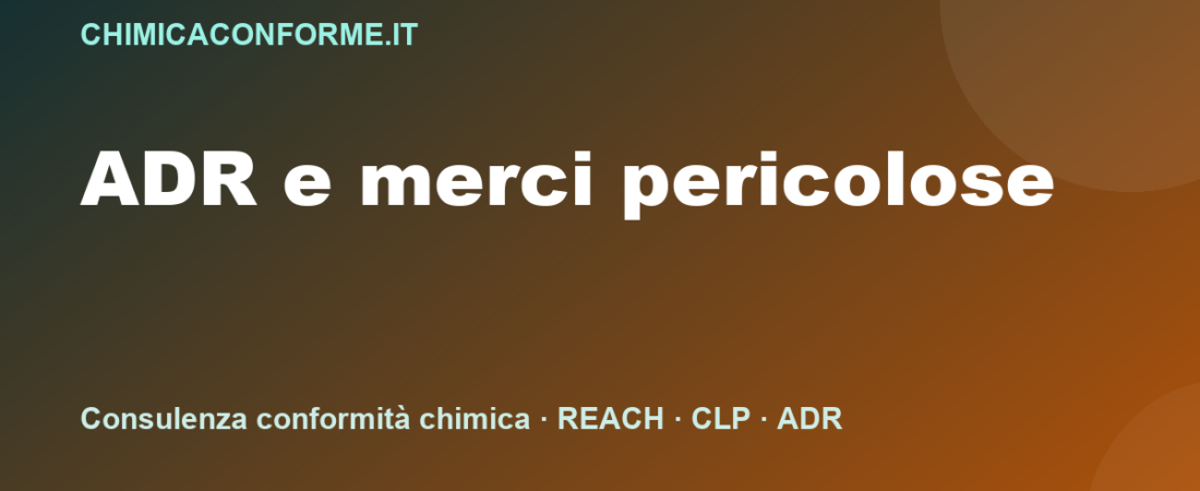 IATA DGR: spedire prodotti chimici via aerea