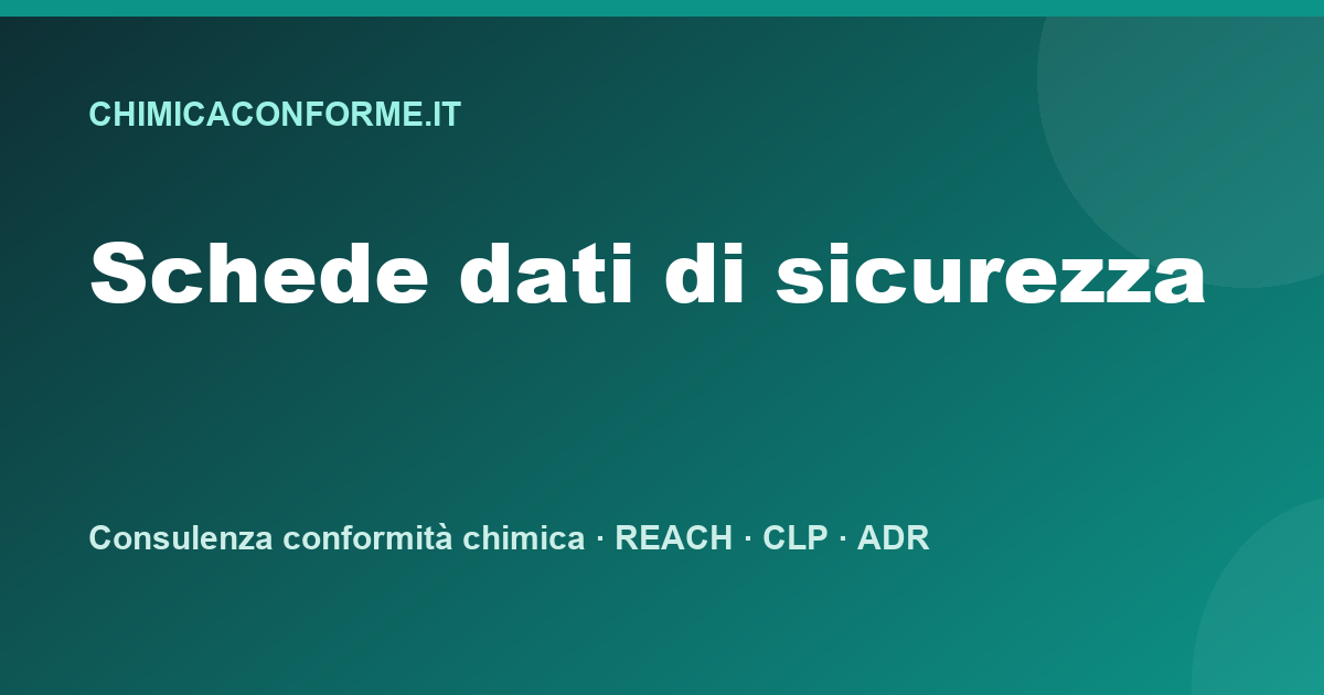 Caso pratico: manutentore piscine che usa prodotti chimici dei clienti